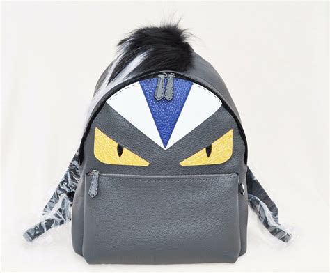 monster backpacks fendi|Fendi monster backpack men.